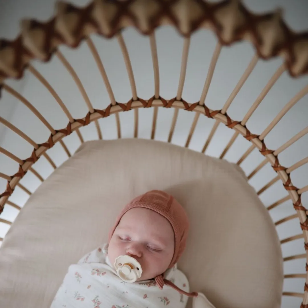 Mushie Swaddle - Roze Bloemen