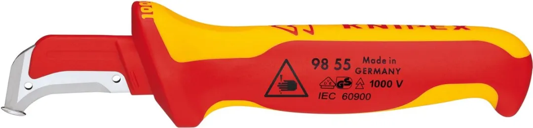 Knipex Kabelmes met glijschoen 155mm VDE