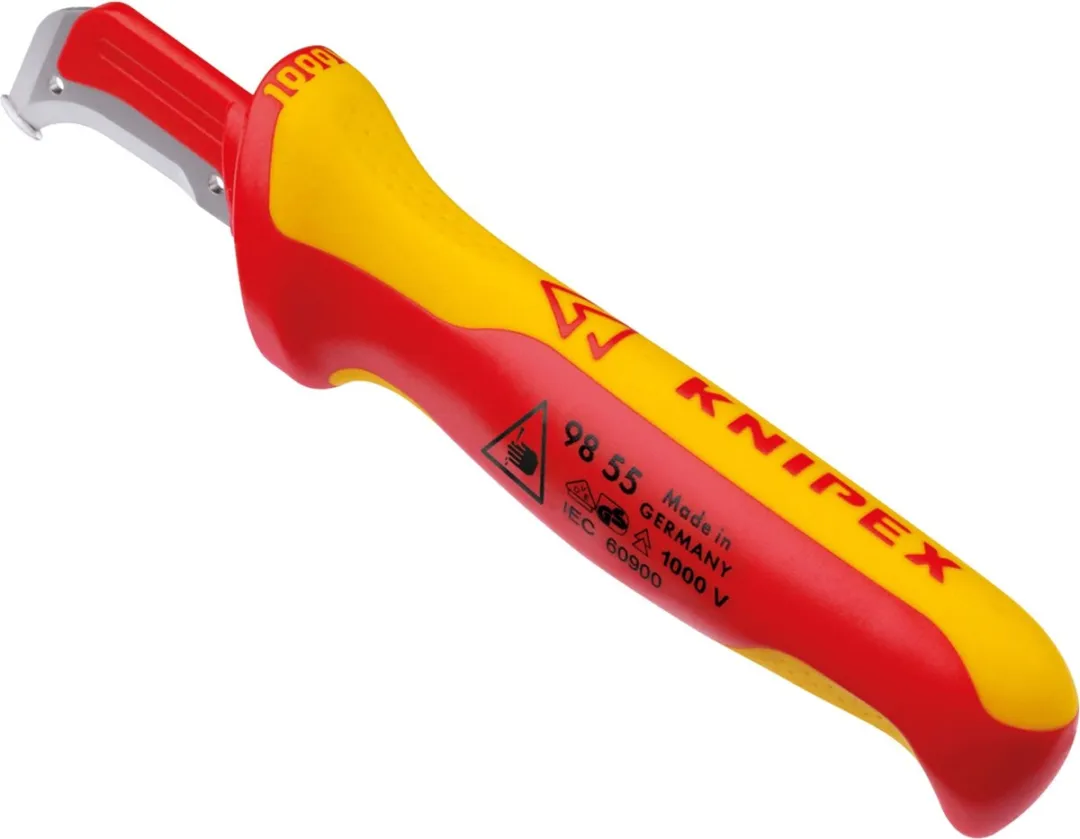 Knipex Kabelmes met glijschoen 155mm VDE - Zwart - afbeelding 6 van 6
