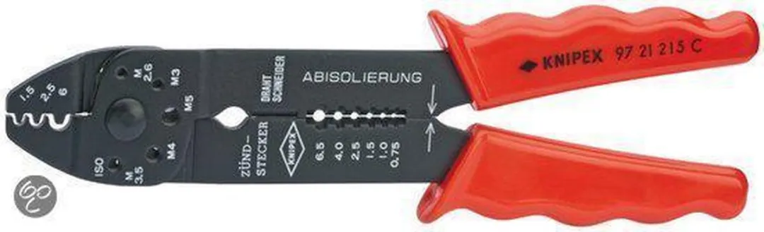 Knipex 9721215C Krimptang - Kabelschoen - afbeelding 6 van 6