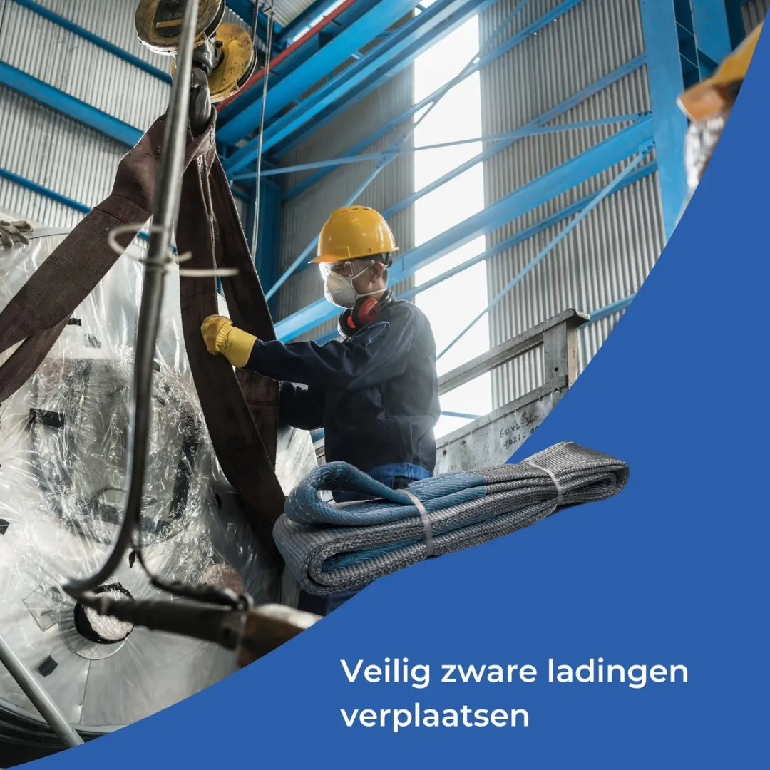 TETRA Hijsband 4 Ton - 1m - Grijs - afbeelding 6 van 6