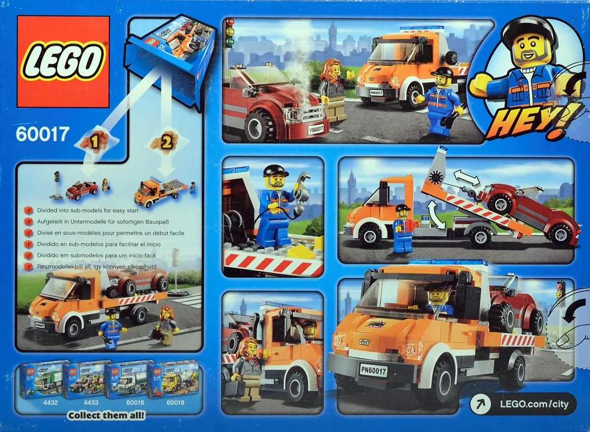 LEGO City 60017 Takelwagen - Oranje