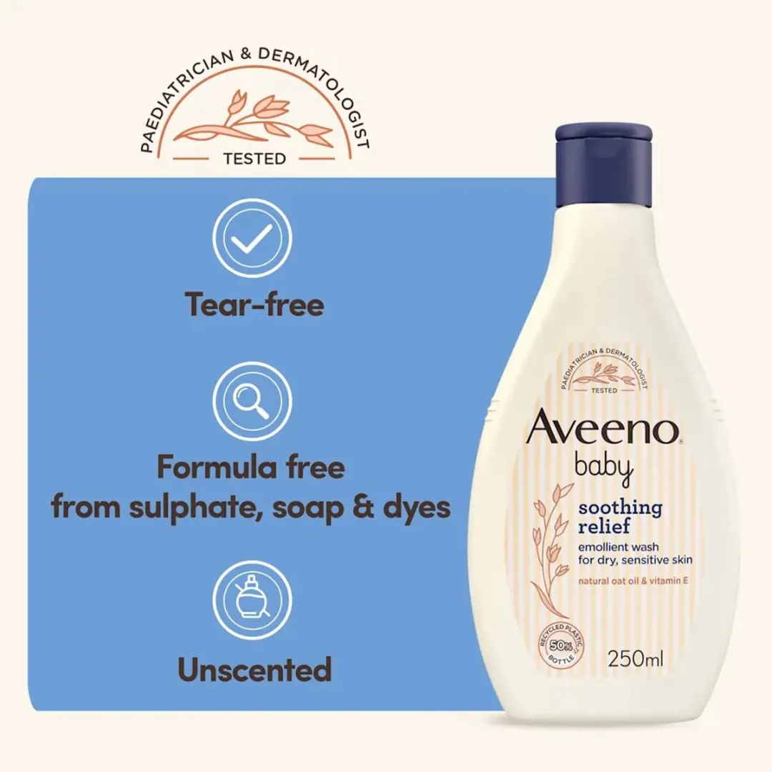 Aveeno Baby Soothing Relief Emollient Wash Douchegel 250ml