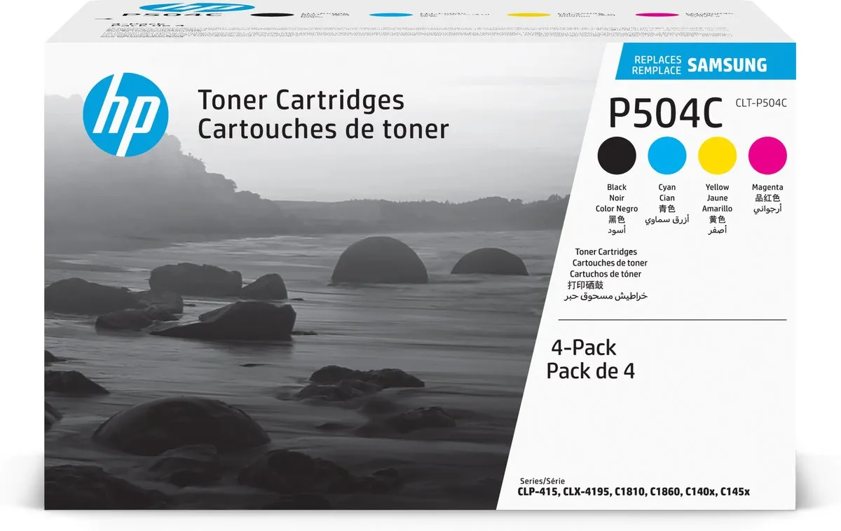 Samsung HP SU400A Toner MultiPack CLT-P504C - Zwart