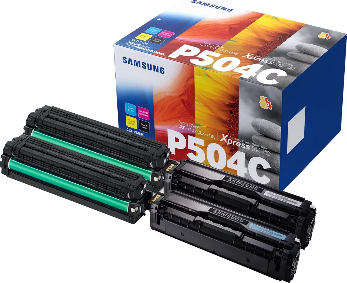 Samsung HP SU400A Toner MultiPack CLT-P504C - Zwart