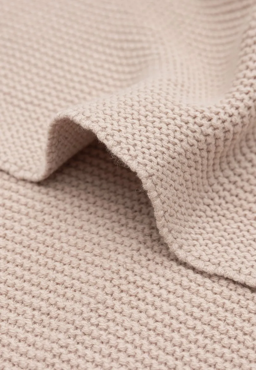 Jollein Deken Ledikant Basic Knit 100x150cm - Wild Rose