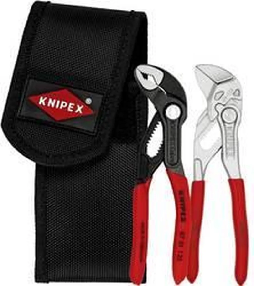 Knipex 00 20 72 V04 Tangenset - 2-delig - Rood/Zilver/Zwart