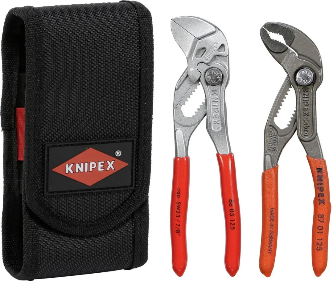 Knipex 00 20 72 V04 Tangenset - 2-delig - Rood/Zilver/Zwart