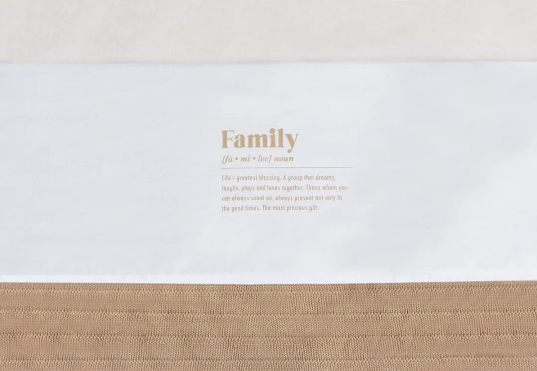Jollein Baby Laken Wieg 75x100cm Family - Multicolor