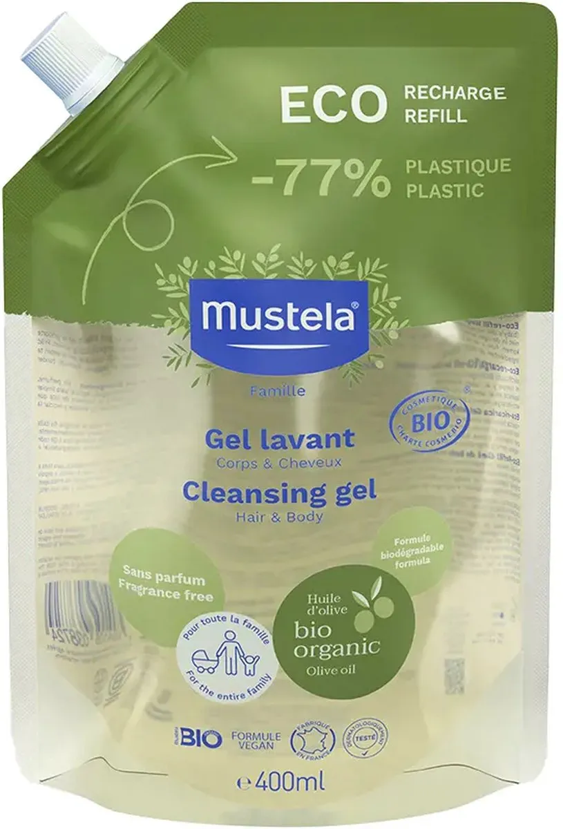 Mustela Cleansing Gel Refill 400ml