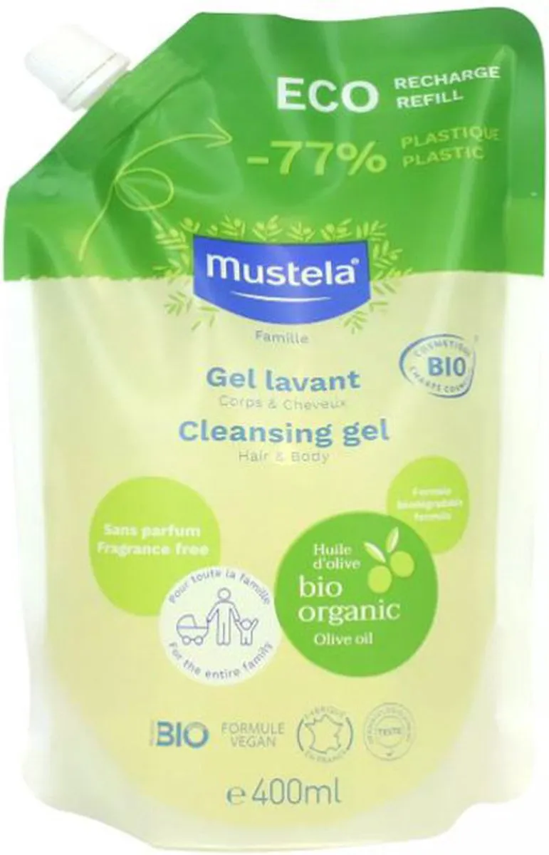 Mustela Cleansing Gel Refill 400ml