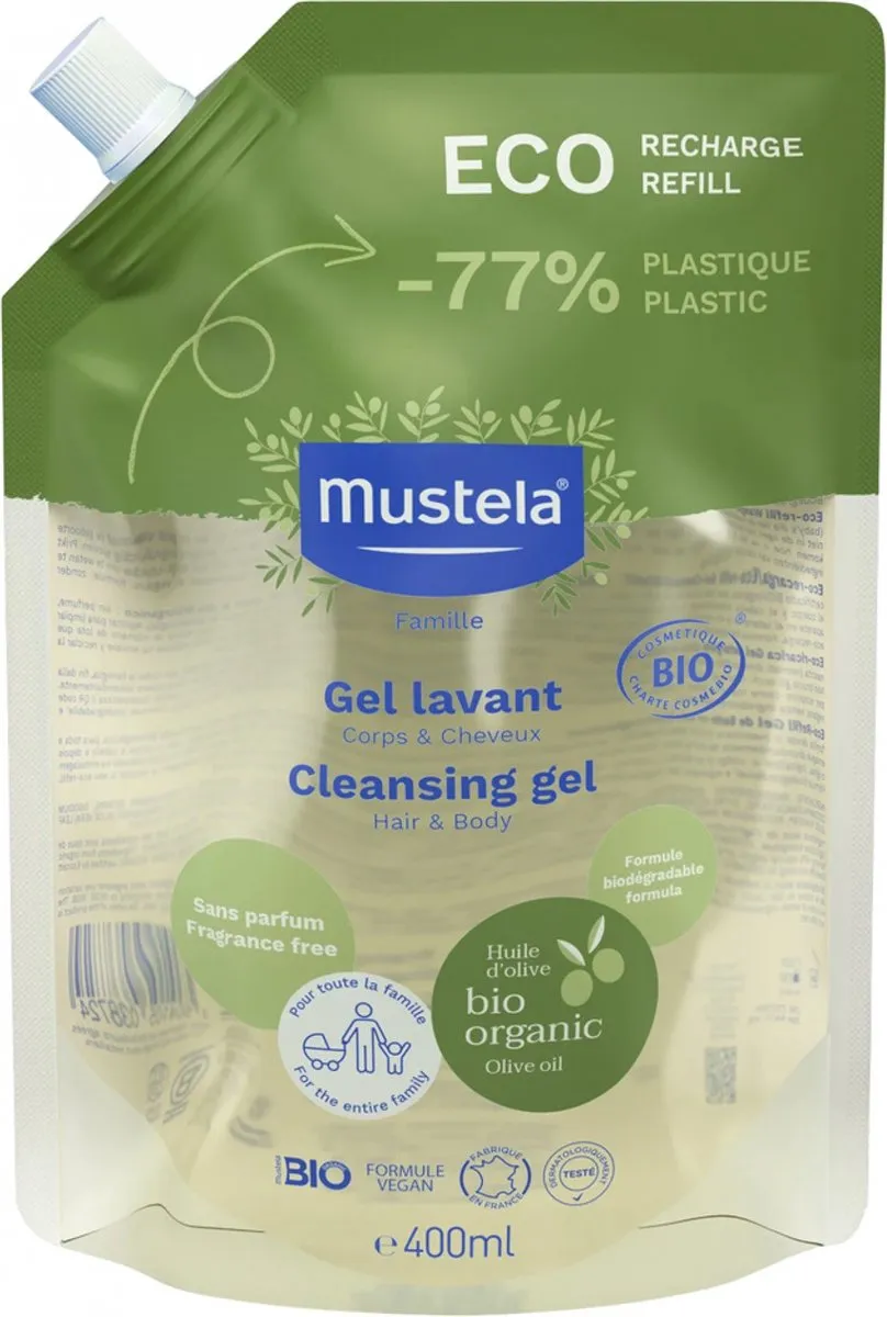 Mustela Cleansing Gel Refill 400ml