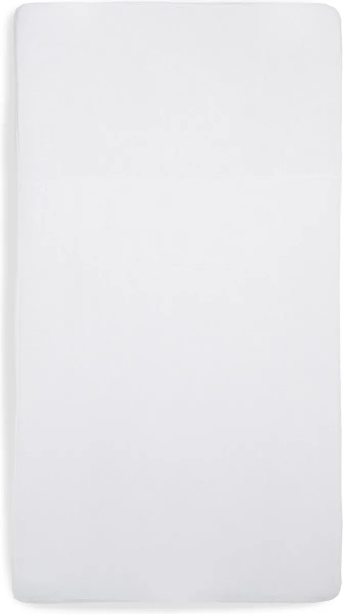 Jollein Baby Hoeslaken Ledikant 60x120cm - Wit - Waterdicht