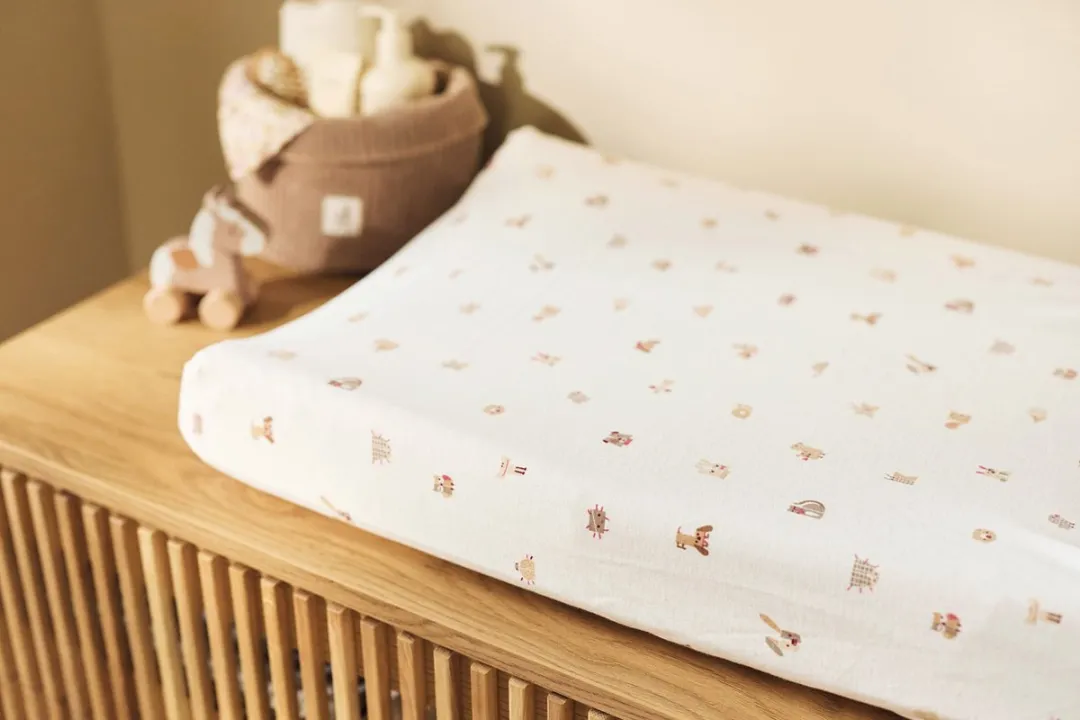 Jollein Aankleedkussenhoes Jersey 50x70cm Animal Friends