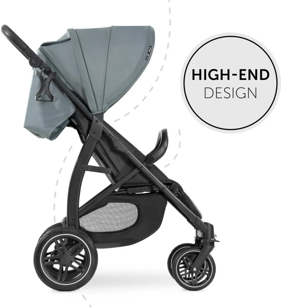 Hauck Rapid 4D Buggy - 4 Wielen Jungle Green