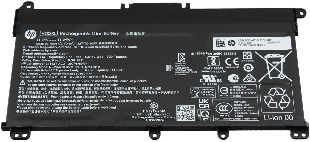 HP L11421-546 Accu - 41,04Wh