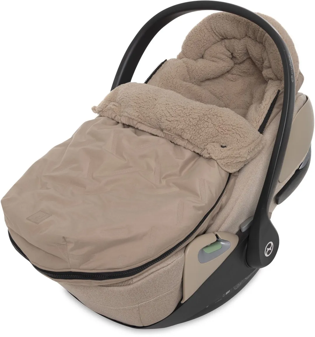 Jollein Voetenzak Autostoel Kinderwagen 42x82cm Milky Coffee