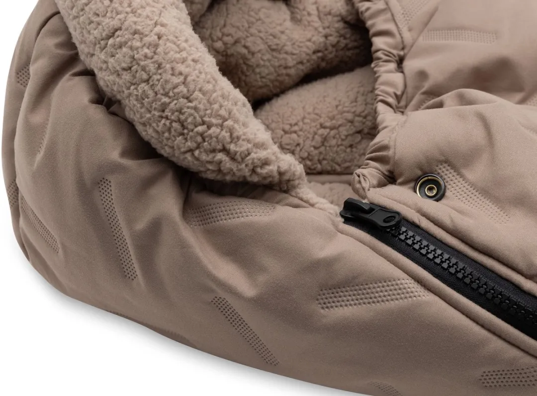 Jollein Voetenzak Autostoel Kinderwagen 42x82cm Milky Coffee - afbeelding 6 van 6