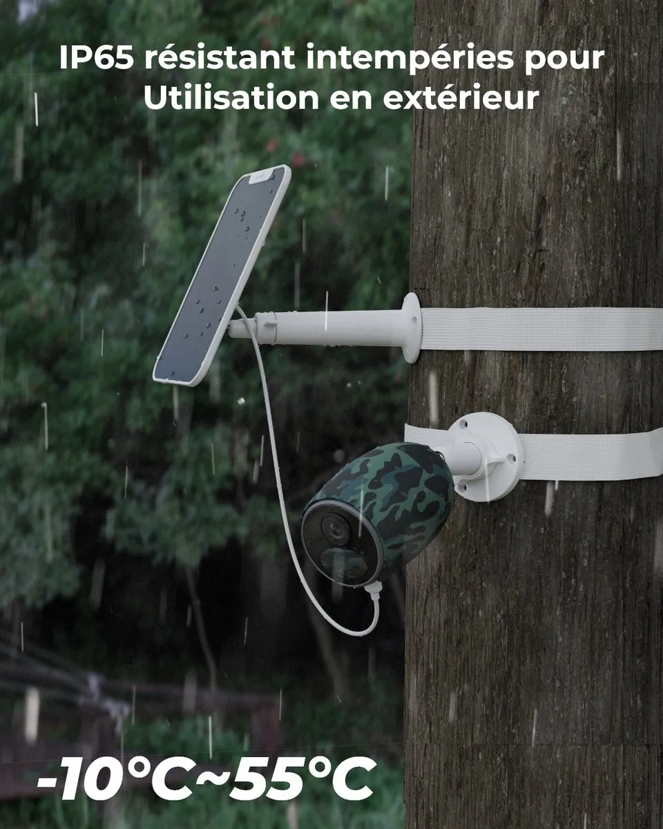 Reolink Go Plus 4G LTE Camera 2K - Zonnepaneel - Wit