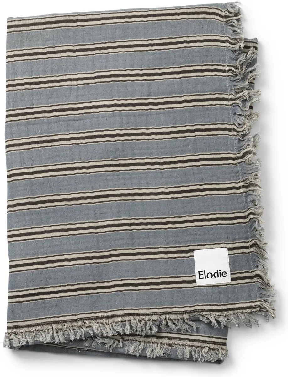 Elodie Hydrofiel Baby Dekentje Sandy Stripe 75x100cm
