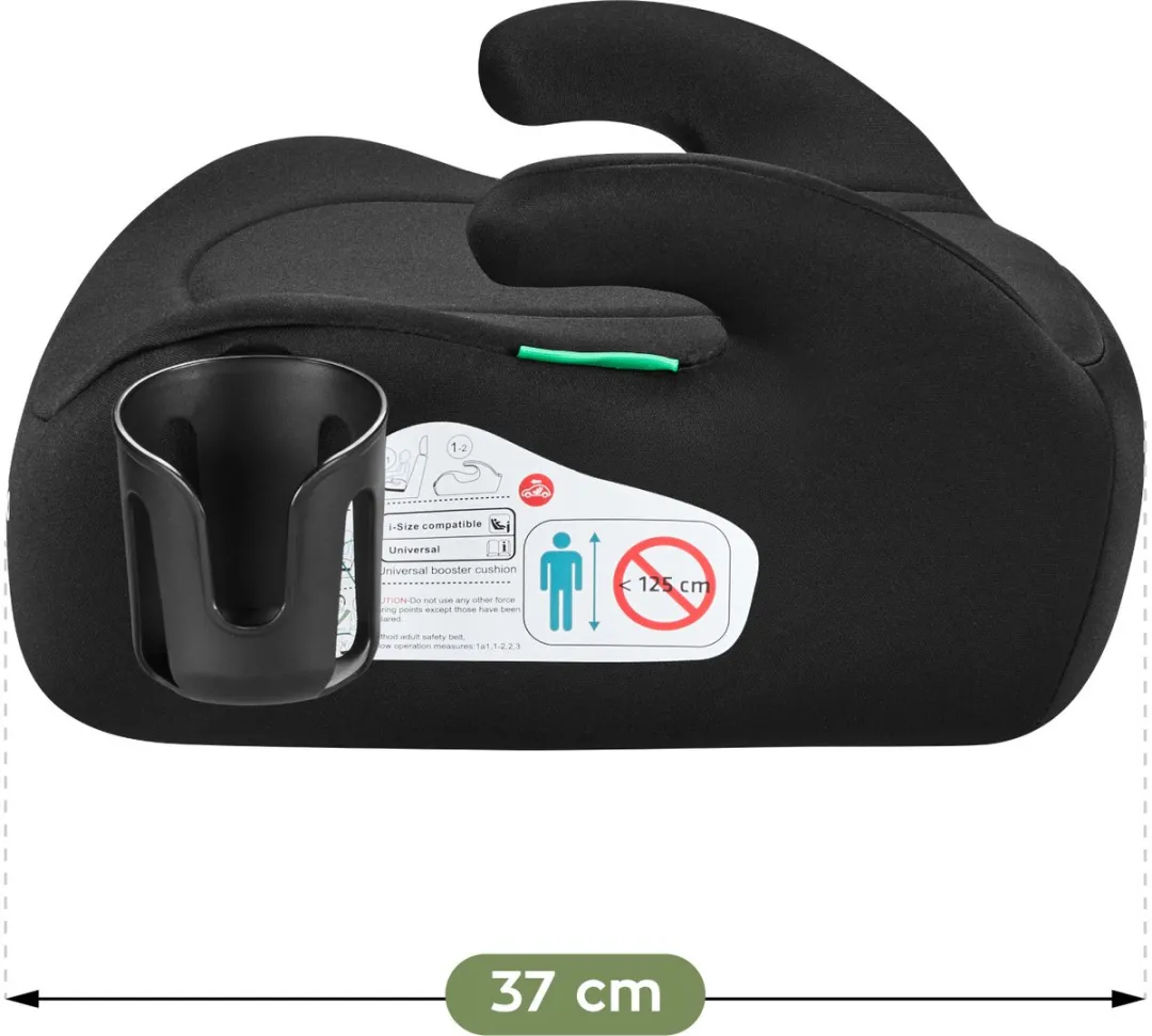 Tulano Cabby 20 Autostoel Verhoger i-Size 125–150cm - Zwart