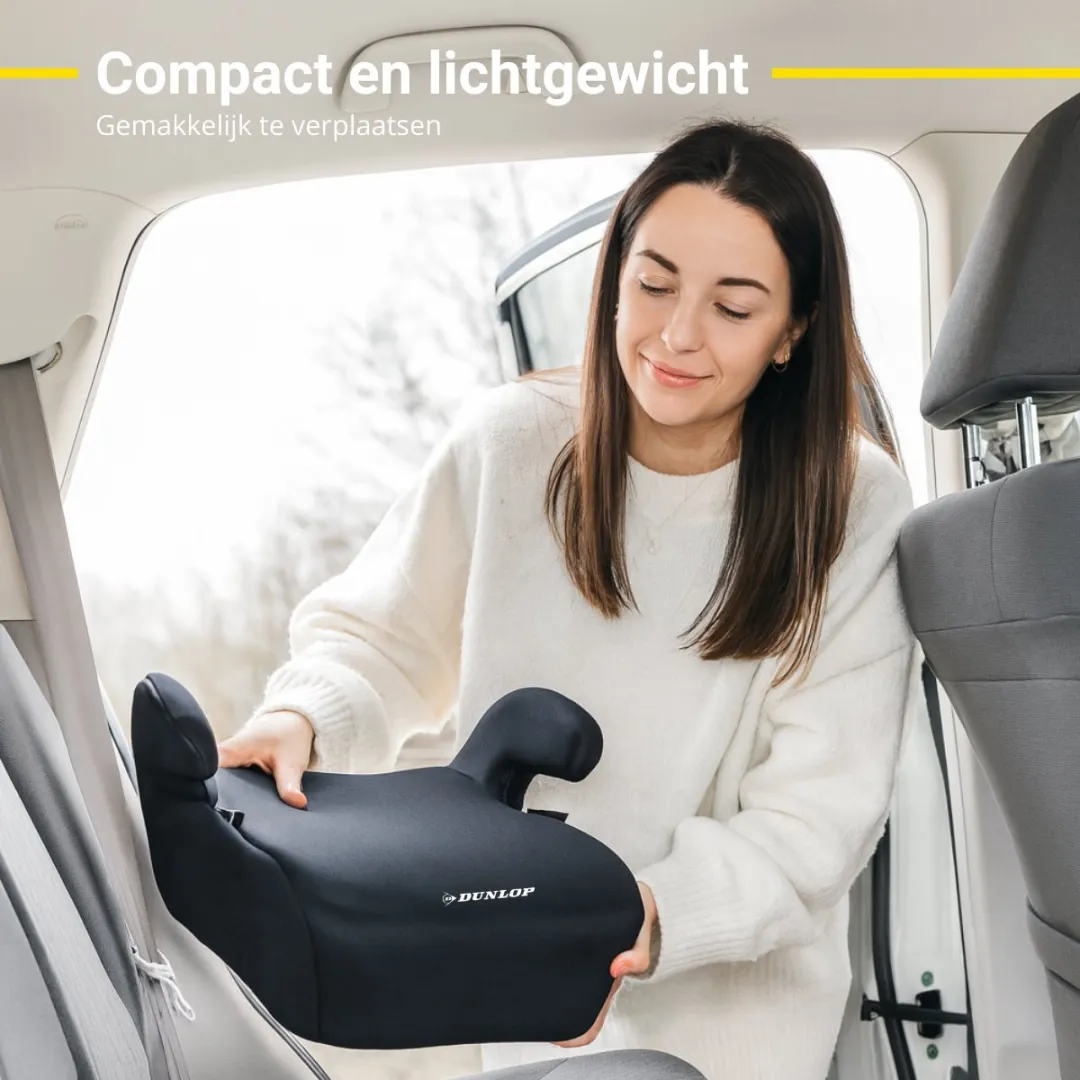 Dunlop Kinderzitje Auto 126-150cm - Zwart