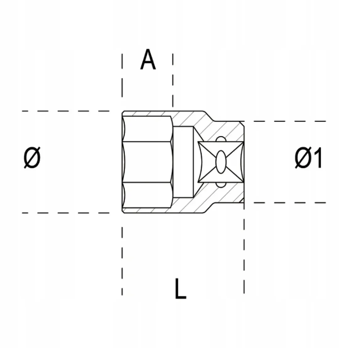 Beta 12-Ket Dopsleutel 3/8" 7/16" - 1 Stuk