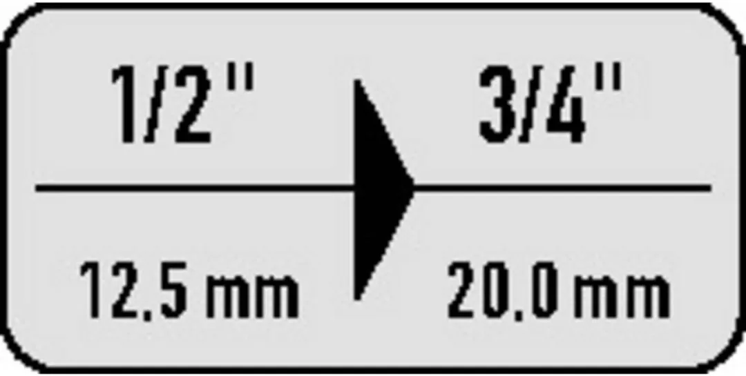 Gedore KB 1932 6650020 Verloopstuk 3/4" - 12.5mm