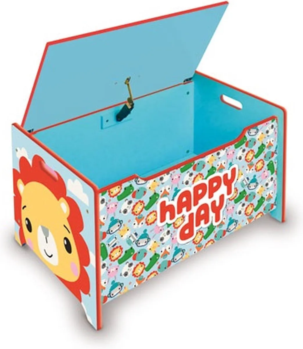 Fisher-price Opbergbank Happy Day 60 X 56 Cm Hout 3-delig