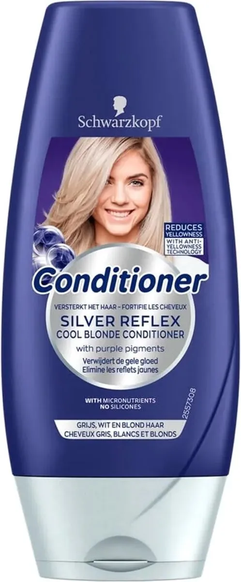 Schwarzkopf Conditioner Silver Reflex 200ml - Grijs/Wit/Blond