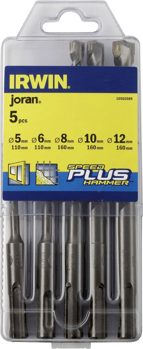 Irwin SDS-Plus Hamerborenset 5-delig