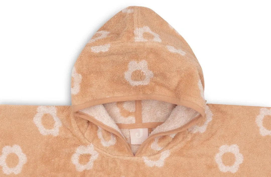 Jollein Badponcho 1-2 jaar - Badstof - Flower Reversible