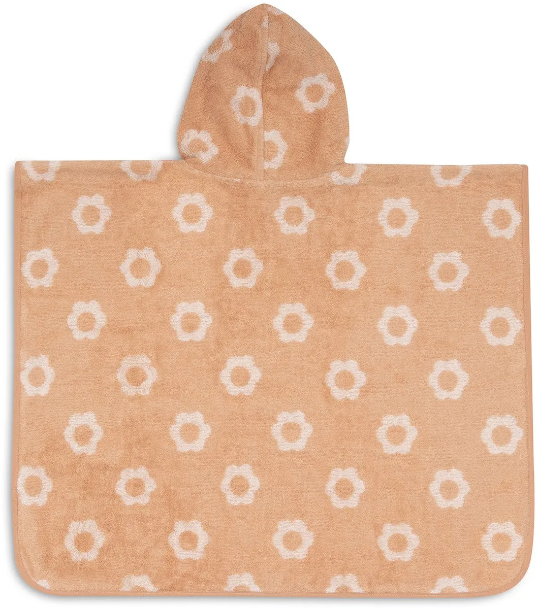 Jollein Badponcho 1-2 jaar - Badstof - Flower Reversible