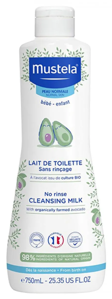 Mustela No-Rinse Reinigingsmelk 750ml