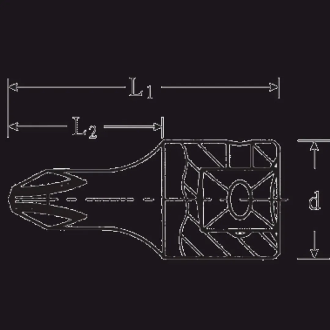 Stahlwille 44 PZ 2 Schroevendraaierdop 1/4" (6.3 mm)