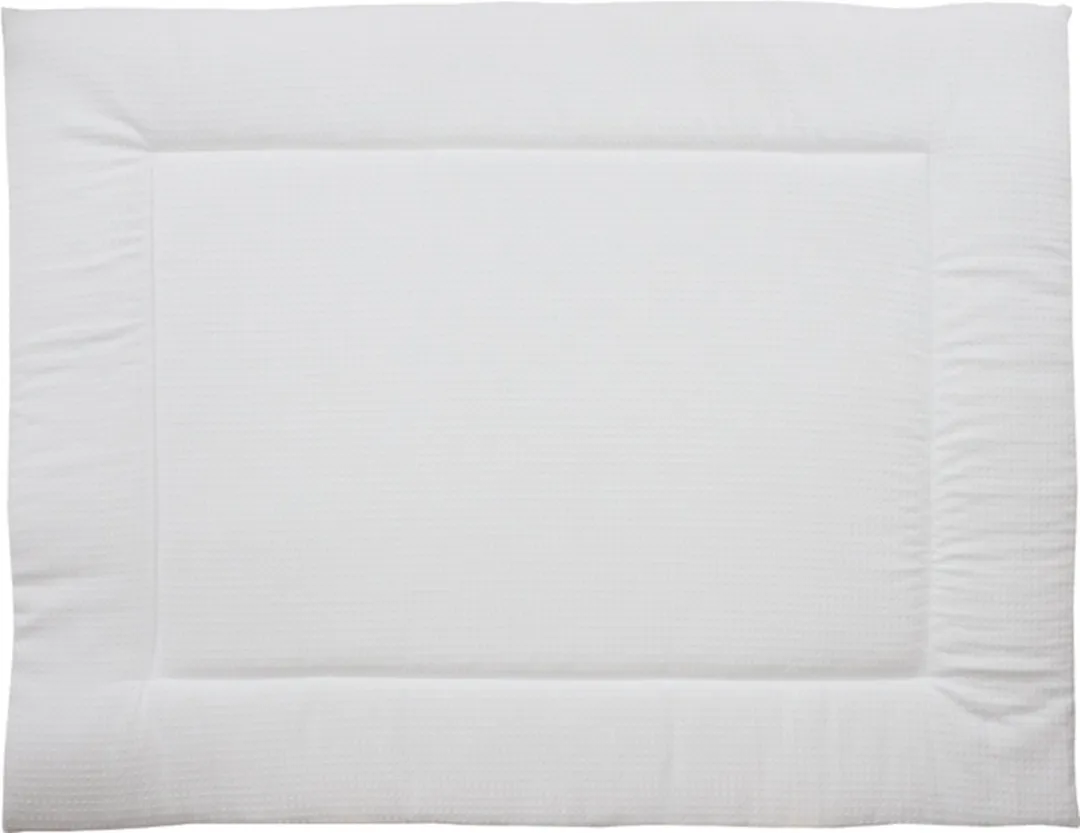 BINK Bedding Boxkleed Wafel Wit 80x100cm