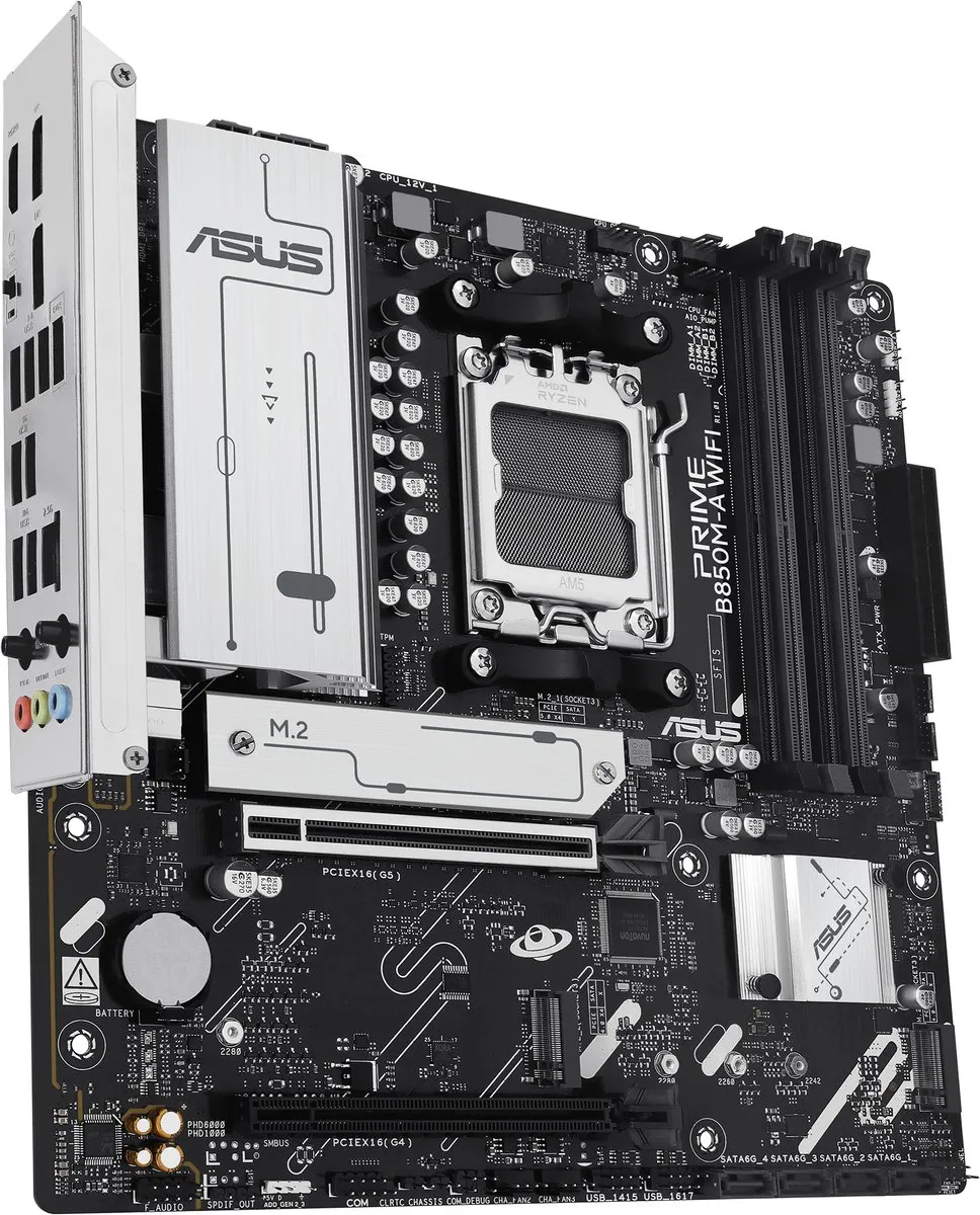 ASUS Prime B850M-A WIFI Moederbord - AM5 - microATX - afbeelding 6 van 6