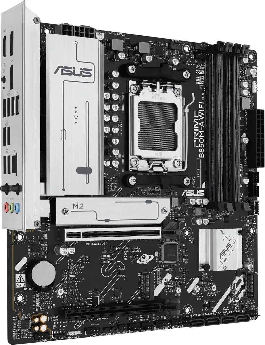 ASUS Prime B850M-A WIFI Moederbord - AM5 - microATX