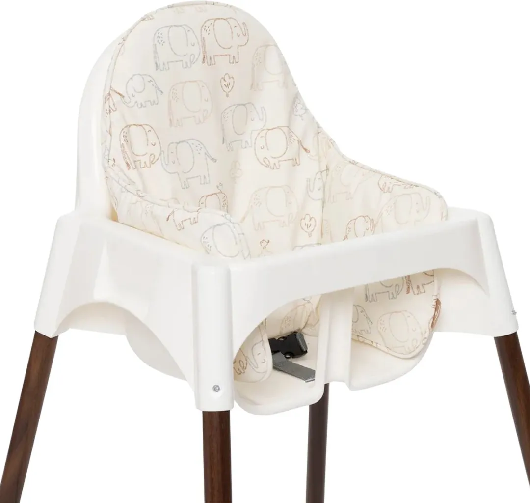 Jollein Kinderstoelkussen Elephant Tales 58x36cm