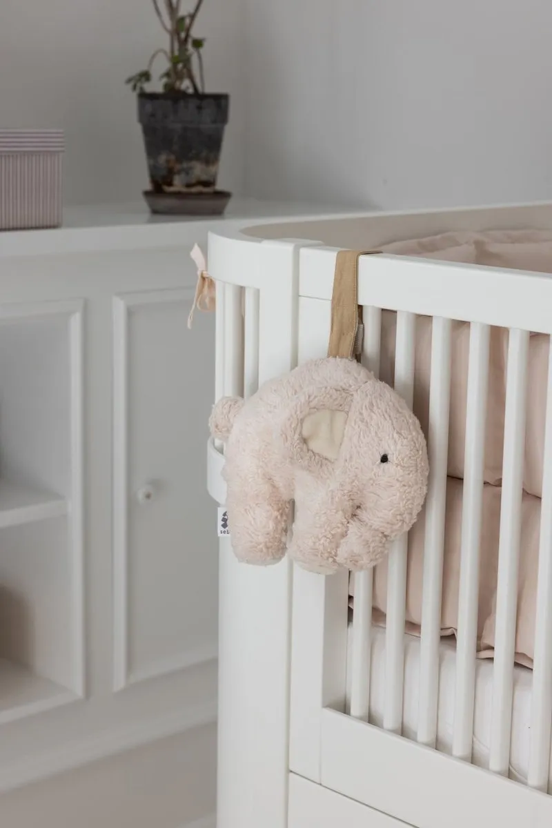 Sebra Muziekdoos Olifant Fanto Birchbark - Roze