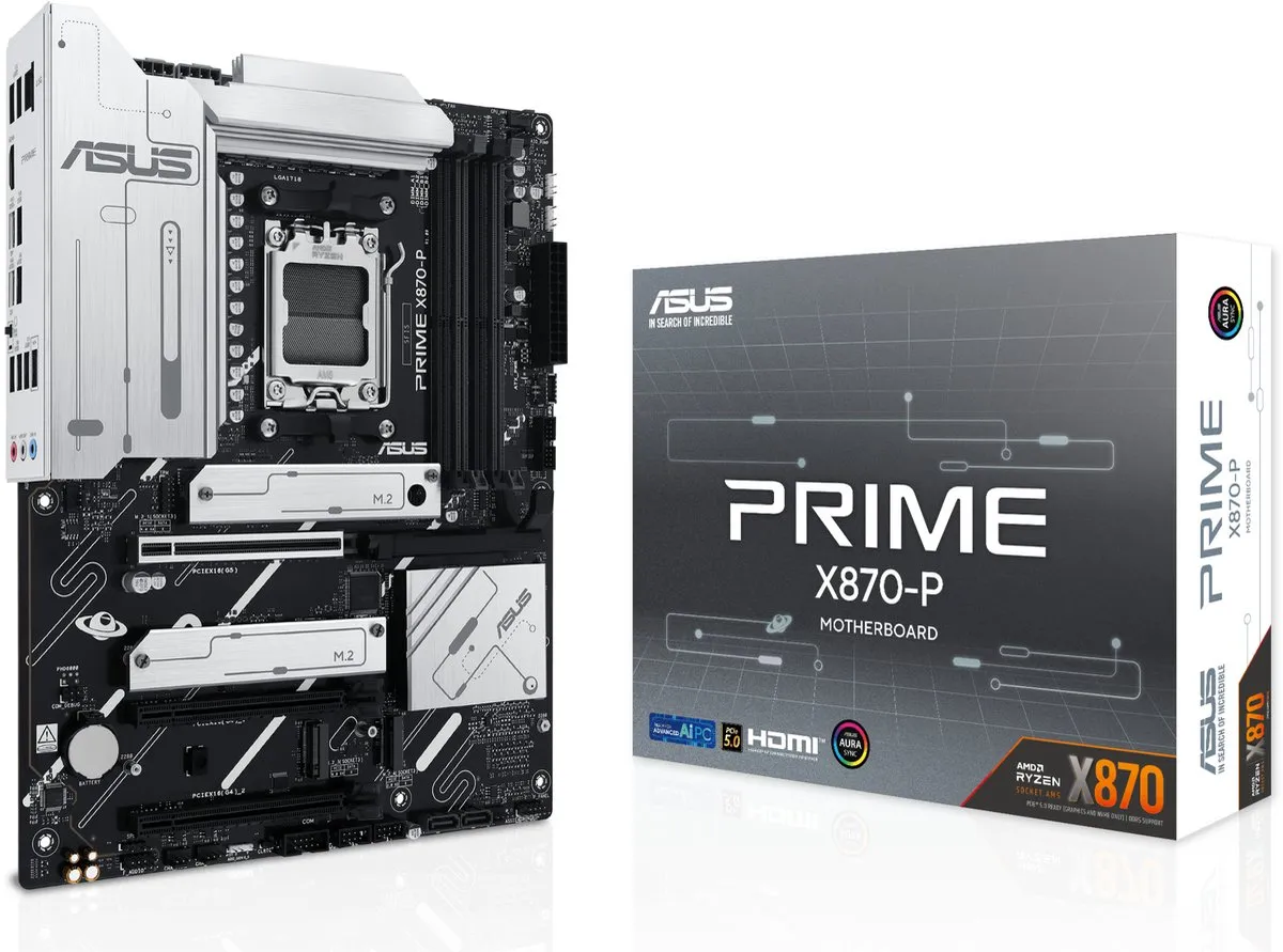 ASUS Prime X870-P Moederbord - AM5 - ATX