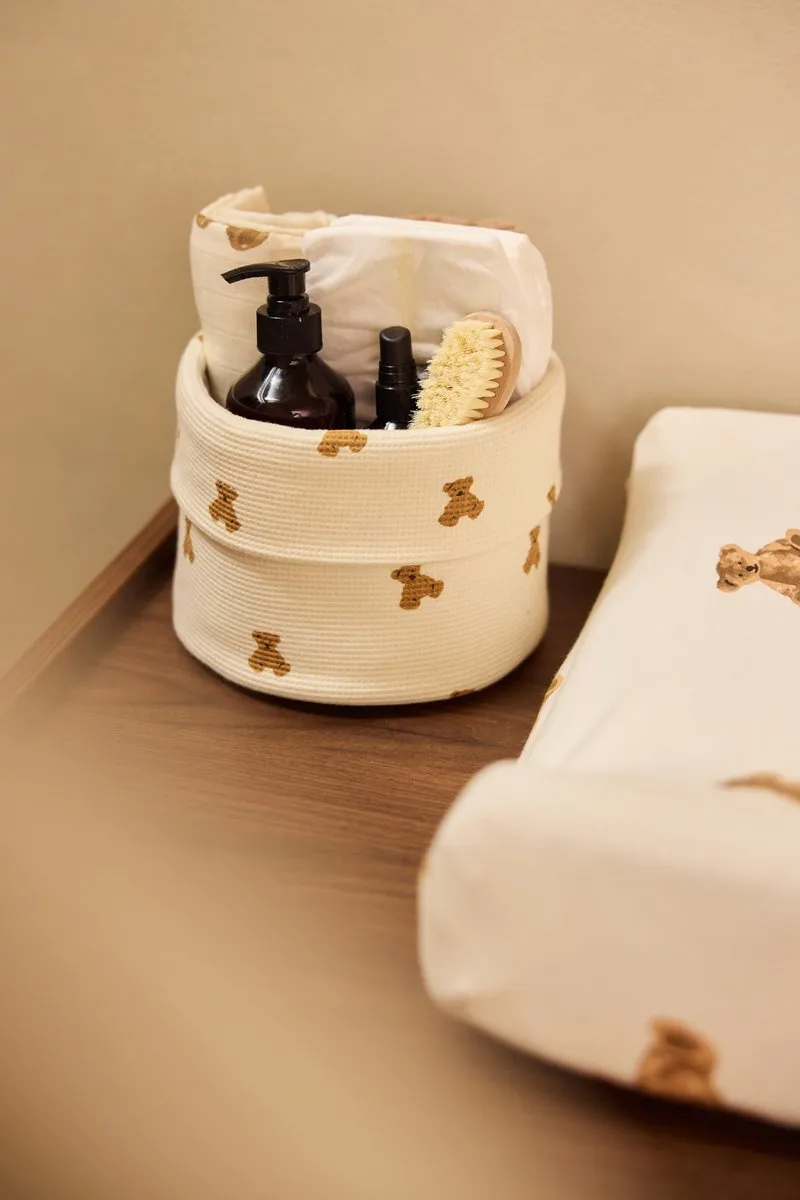Jollein Commode Mandje Mini Teddy Bear - Ø19cm