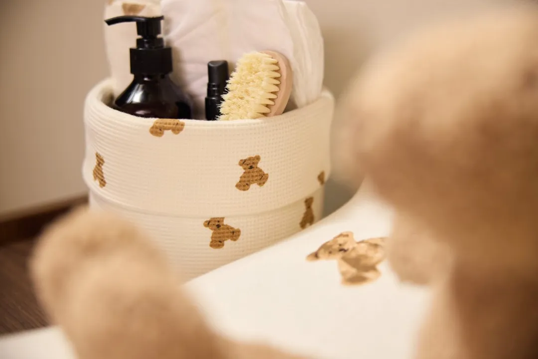 Jollein Commode Mandje Mini Teddy Bear - Ø19cm