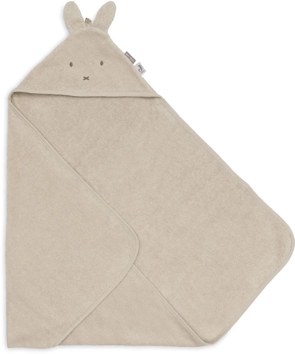 Jollein Badcape Baby Miffy Warm - 75x75cm - Sand