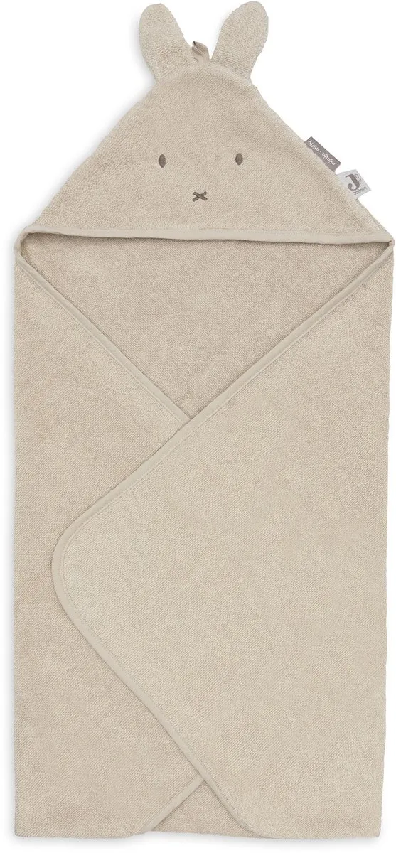 Jollein Badcape Baby Miffy Warm - 75x75cm - Sand