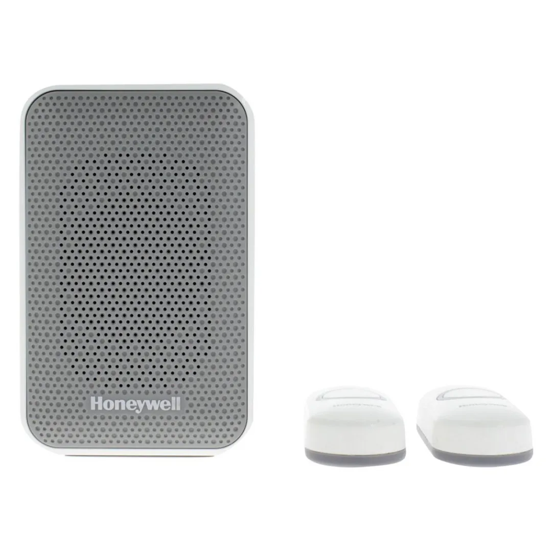 Honeywell DC313NFB Draadloze Deurbelset - 2 Drukknoppen Wit - afbeelding 6 van 6