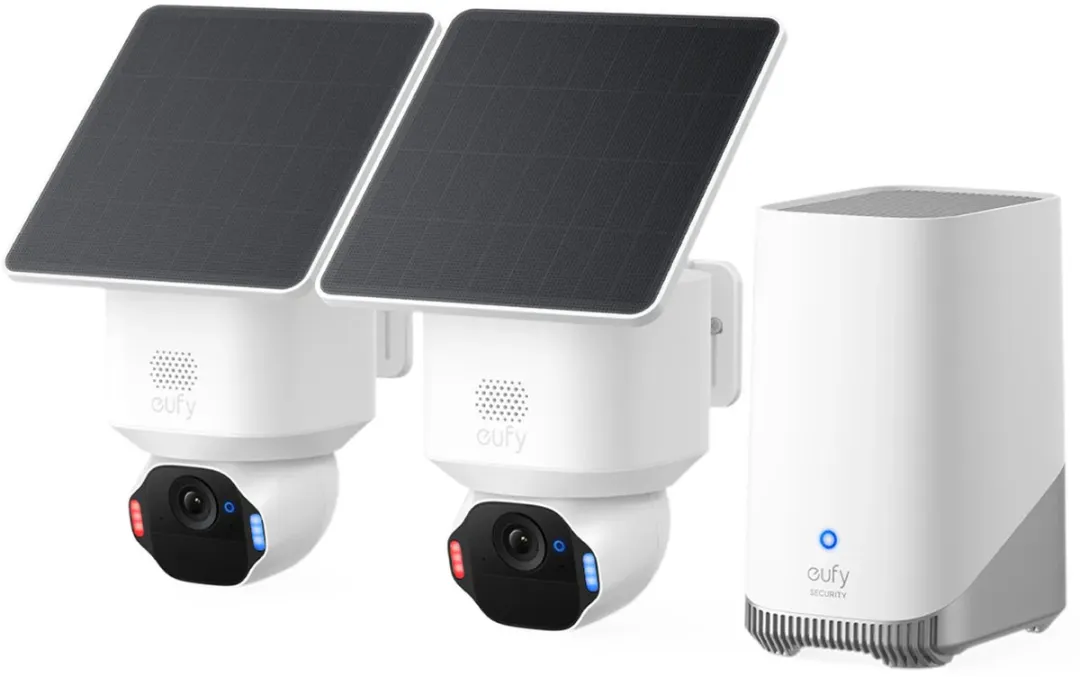 Eufy SoloCam E42 2-Cam Kit - 4K PTZ Outdoor - Wit
