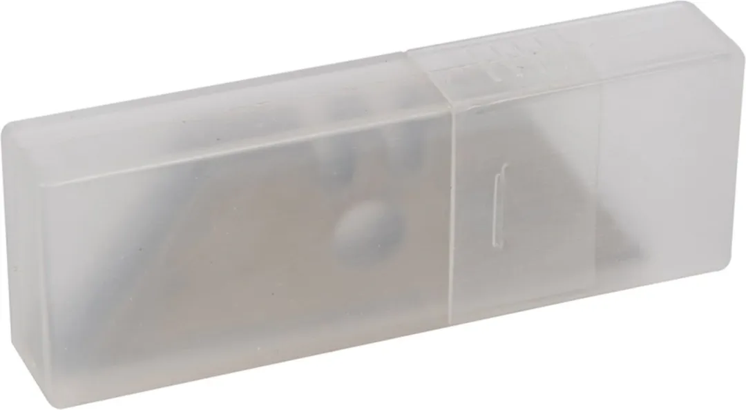 Silverline Reservemesjes Trapeziumvorm 10 Stuks - Gaten - Gehard Staal