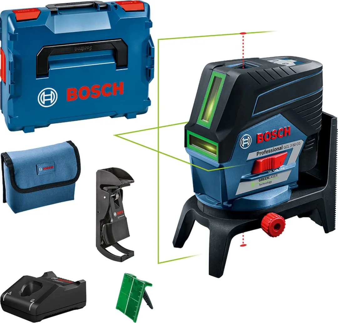 Bosch Professional GCL 2-50 CG Lijnlaser - 12V accu - Blauw/Zwart - afbeelding 6 van 6