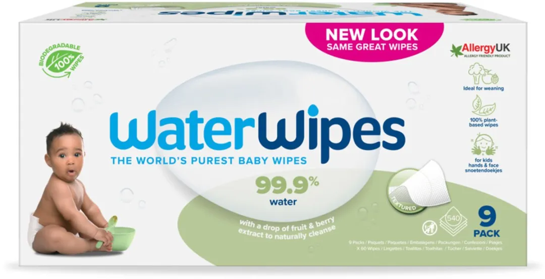 WaterWipes Snoetendoekjes Voordeeldoos 540 Stuks